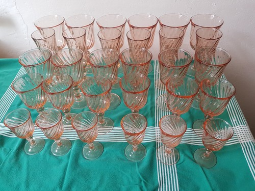 Arcoroc rosaline lot - arcoroc,