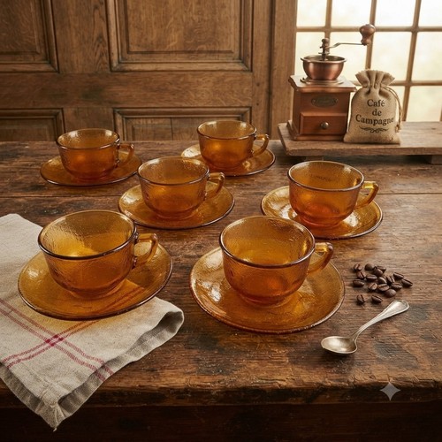 Tasses café et - et, soucoupes