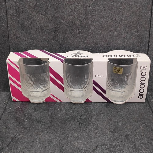 Bicchieri arcoroc fleur - bicchieri, 3x