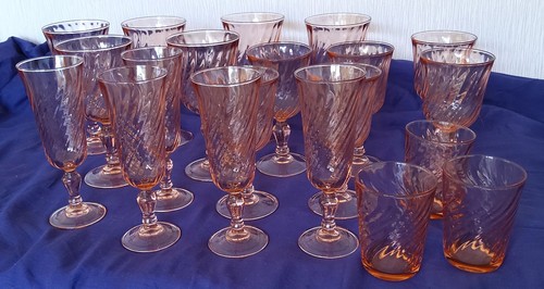 Service verres vintage - service,