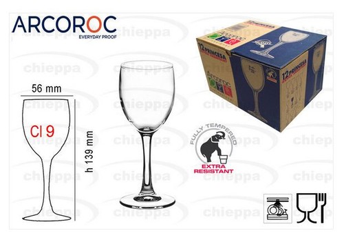 Calici arcoroc princesa 9cl - princesa,